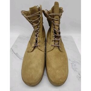 US Military Issue Combat Boots Desert Tan Hot Weather Sz 12 R Coyote Vibram Sole